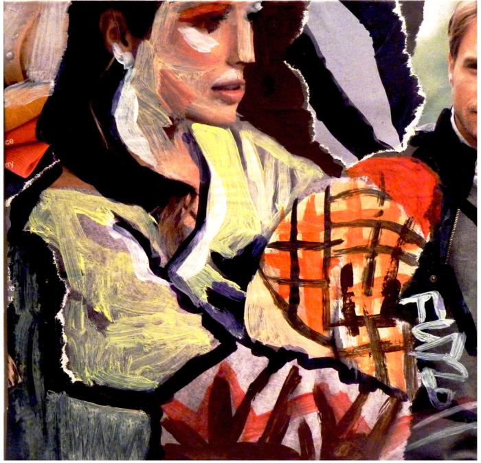 THINKING OF YOU. Mixed Media on Canvas. 2010