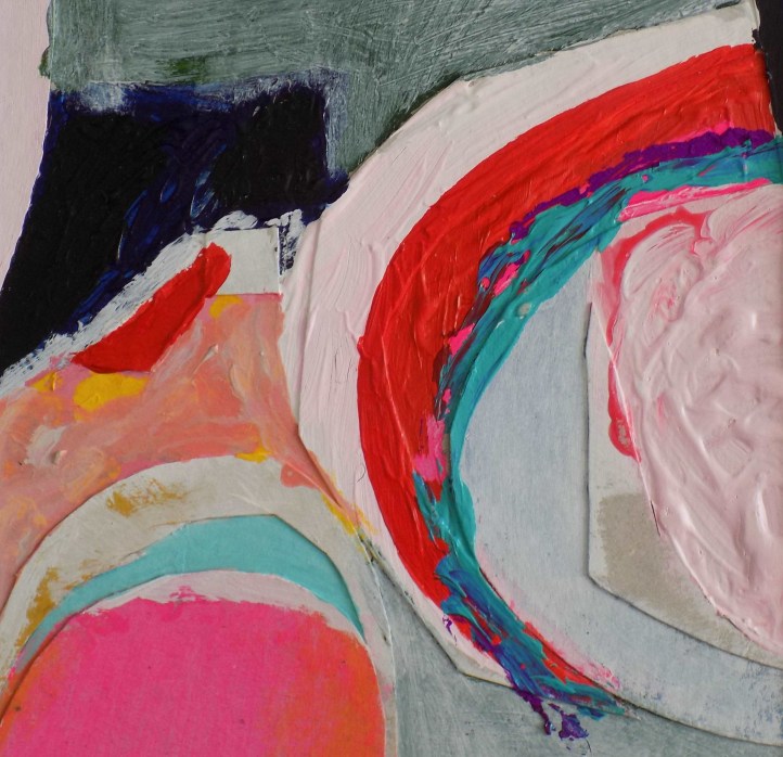 THAT POT OF GOLD. 2014. Acrylic and Collage on Canvas.