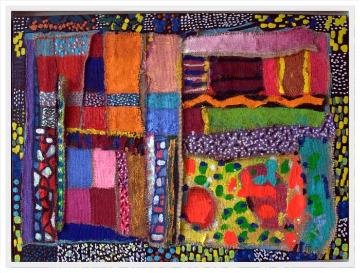 LAND OF PLENTY. Mixed Media in Canvas.