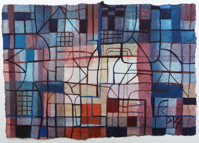 ABOVE @ BEYOND. Watercolour on Handmade Paper. 2014. 25x18cm.